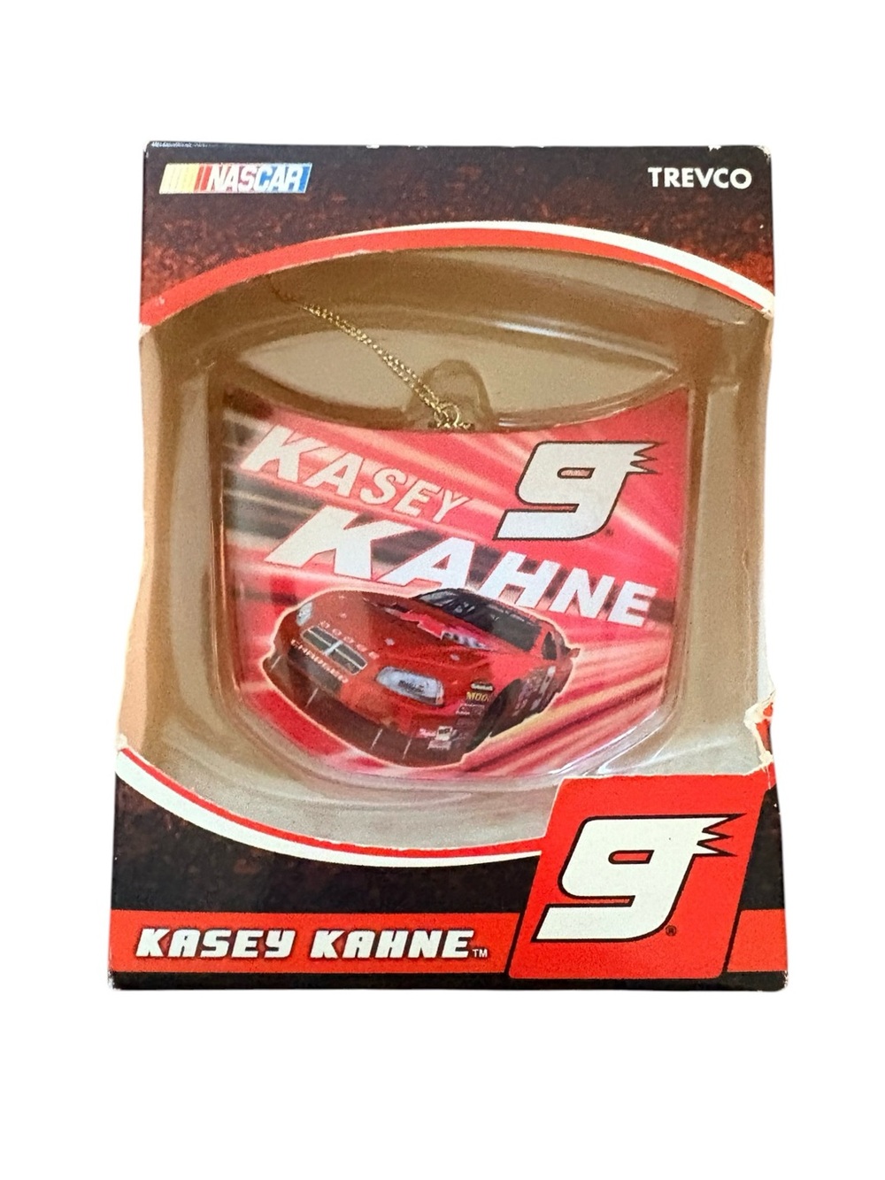Trevco NASCAR Kasey Kahne #9 Replica Race Hood Collectible Ornament - New In Box